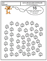 içinde 17 sayısı olanlar boya, 17 sayısı çalışma sayfası